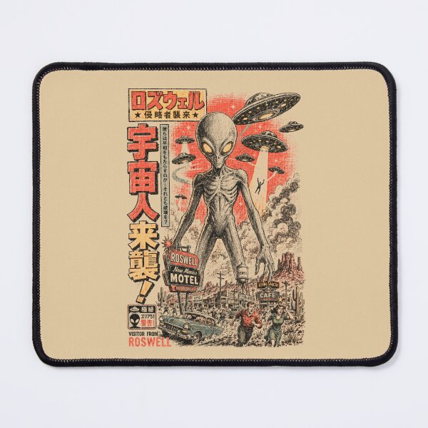 Item preview, UFO Kaiju Invasion designed and sold by Artificially Inked.