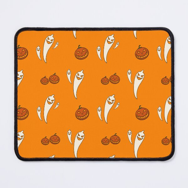 Item preview, Whimsical Halloween Ghosts And Orange Pumpkin Pattern designed and sold by DEC02.