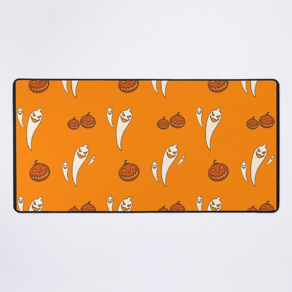 Item preview, Whimsical Halloween Ghosts And Orange Pumpkin Pattern designed and sold by DEC02.