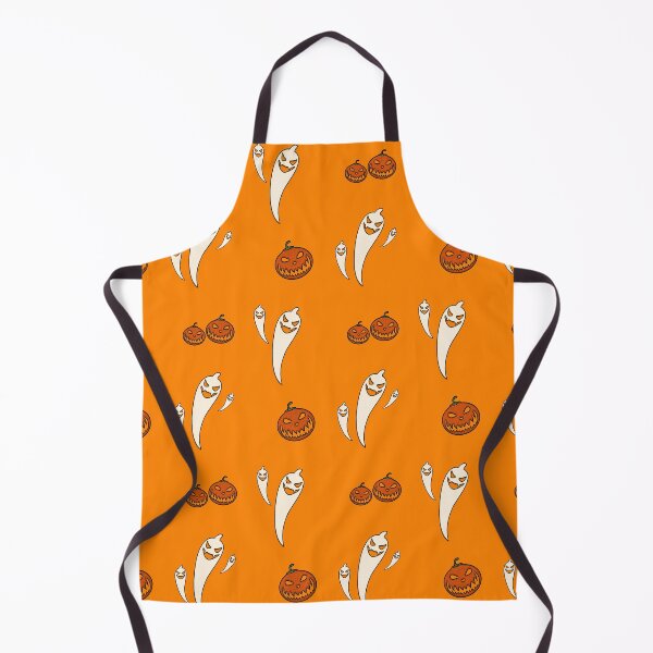 Item preview, Whimsical Halloween Ghosts And Orange Pumpkin Pattern designed and sold by DEC02.