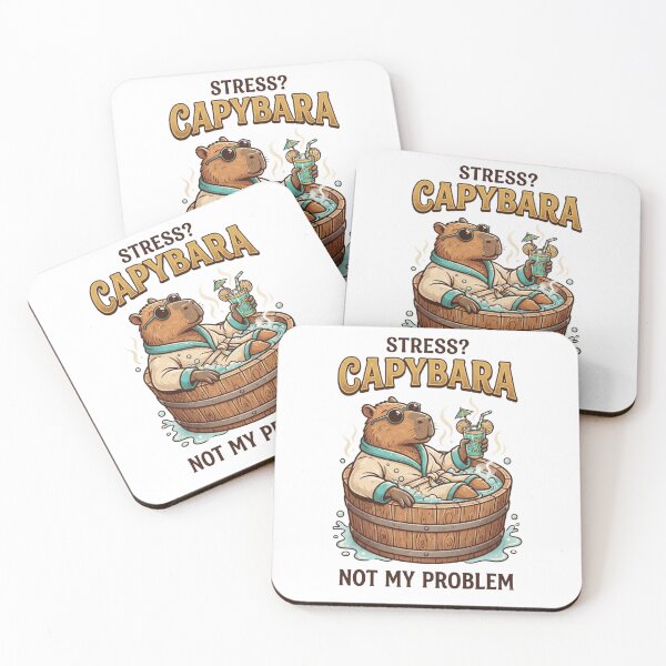 Item preview, Chill Capybara Retro Jacuzzi T-Shirt Design designed and sold by M.Store.