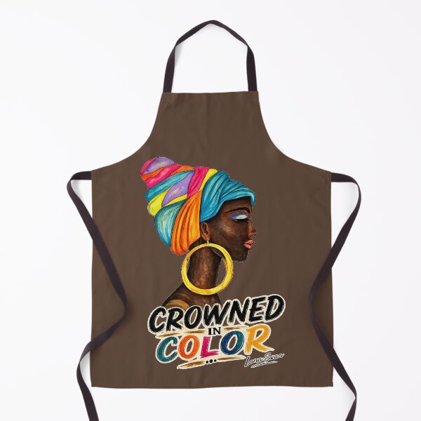 Item preview, CROWNED IN COLOR | African Portrait Design by Lana Swan | Warm Cocoa Edition designed and sold by BlueberrySwan.