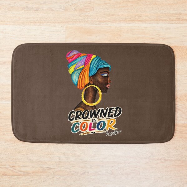 Item preview, CROWNED IN COLOR | African Portrait Design by Lana Swan | Warm Cocoa Edition designed and sold by Baroness Swan.