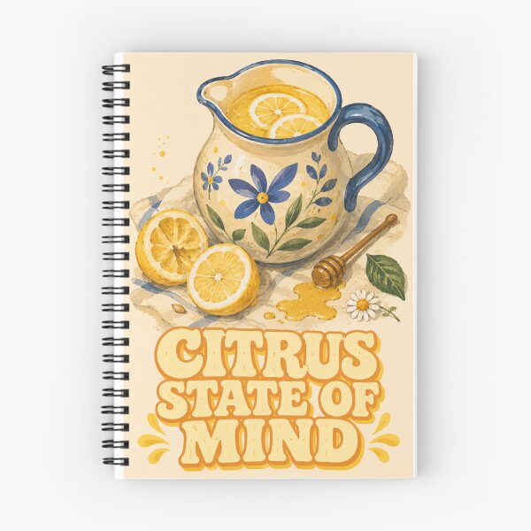 Item preview, Citrus State of Mind | Hand Painted Lemonade Flat Lay Illustration designed and sold by UUniqueIImprint.