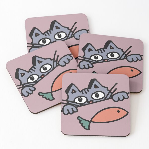 Item preview, Gato hambriento designed and sold by LavenderSkiesG.