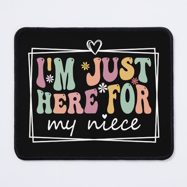 Item preview, I'm Just Here for My Niece Funny Family Shirt | Proud Aunt Uncle Gift | Niece Lover Quote Design designed and sold by 76Valeria.