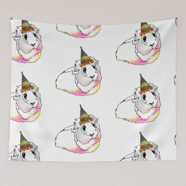 Item preview, Rice the Guinea Pig 2026 hat – animalzinhats designed and sold by Ashley’sAnimalz.