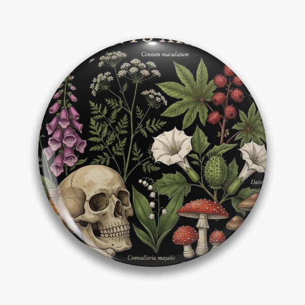 Item preview, All Plants Are Edible Some Only Once Poison Vintage Botanical Art designed and sold by HamadaArtivio1.