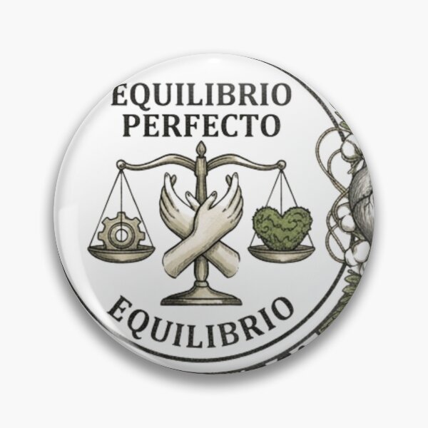 Item preview, Perfect Balance Anatomical Heart and Scale Emblem designed and sold by JanElJaJas.