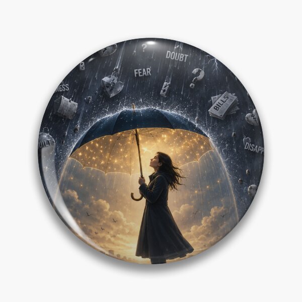 Item preview, Finding Peace Amidst the Storm: A Visual Representation of Mental Resilience designed and sold by aminz4.