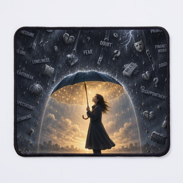 Item preview, Finding Peace Amidst the Storm: A Visual Representation of Mental Resilience designed and sold by aminz4.