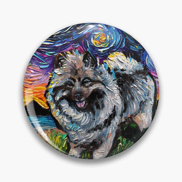 Item preview, Keeshond Night designed and sold by AjaTrier.