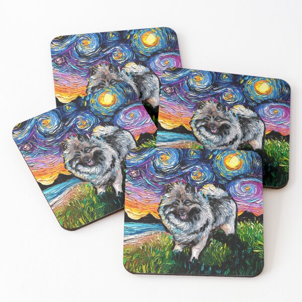 Item preview, Keeshond Night designed and sold by AjaTrier.