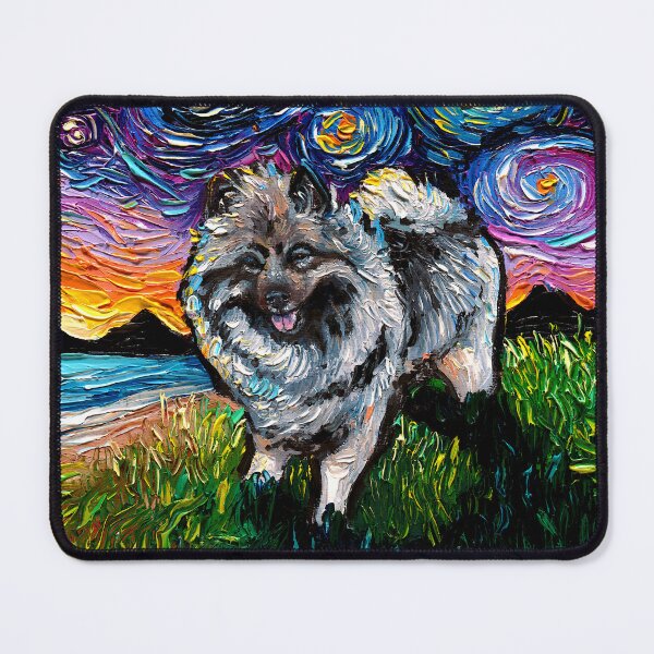 Item preview, Keeshond Night designed and sold by AjaTrier.