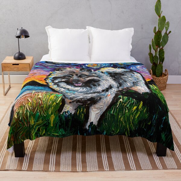 Item preview, Keeshond Night designed and sold by AjaTrier.