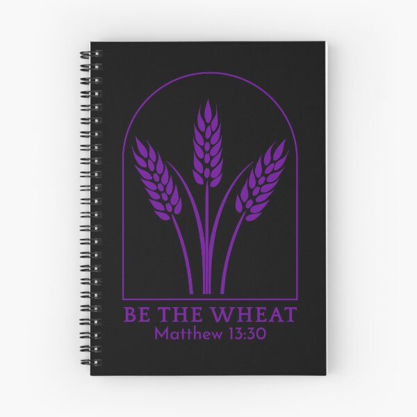 Item preview, Be the Wheat - Matthew 13:30 - Purple Design designed and sold by MoriaStore.
