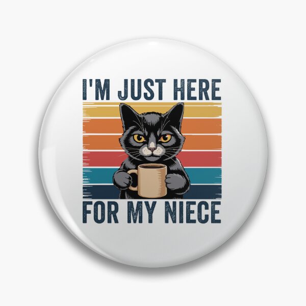 Item preview, I'm Just Here for My Niece Funny Family Shirt | Proud Aunt Uncle Gift | Niece Lover Quote Design designed and sold by 76Valeria.