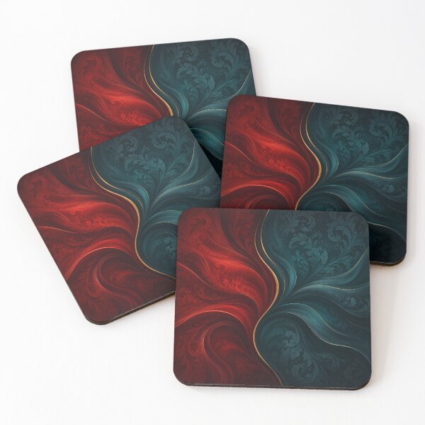 Item preview, Crimson & Teal Harmony designed and sold by Bellassi.
