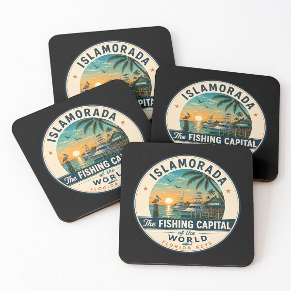 Item preview, Islamorada Badge | The Fishing Capital of the World Retro Florida Keys Emblem designed and sold by piketo.