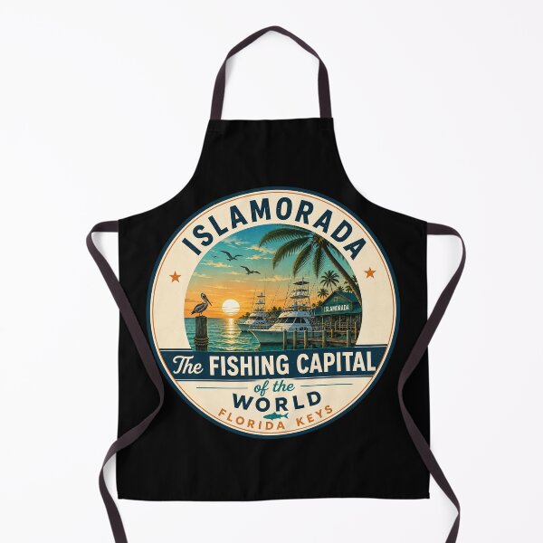 Item preview, Islamorada Badge | The Fishing Capital of the World Retro Florida Keys Emblem designed and sold by piketo.