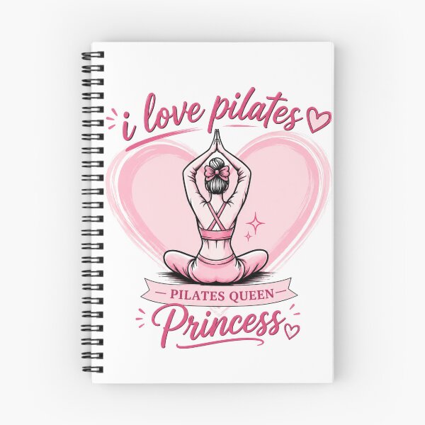 Item preview, I Love Pilates Princess Aesthetic Cute Workout Fitness Gift designed and sold by Digistore1221.