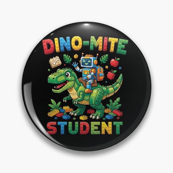 Item preview, Dinomite Student Dinosaur T-Rex Robot Building Blocks designed and sold by Krasnovaovaova.