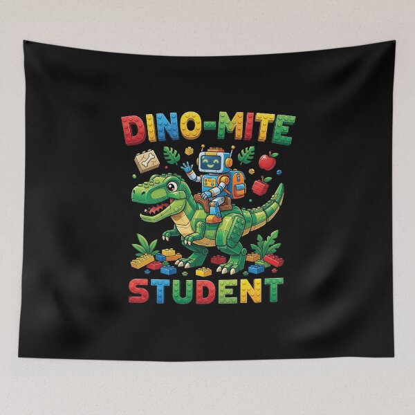 Item preview, Dinomite Student Dinosaur T-Rex Robot Building Blocks designed and sold by Krasnovaovaova.