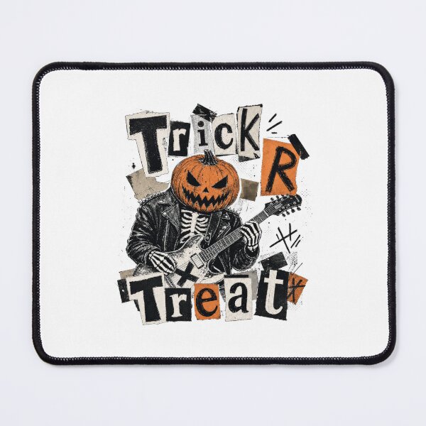 Item preview, Pumpkin Skeleton Rocker Guitar Trick or Treat designed and sold by AntiqueImages.