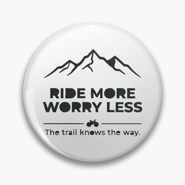 Item preview, Ride More Worry Less | Mountain Bike Mental Health Shirt designed and sold by SingleTrackes.