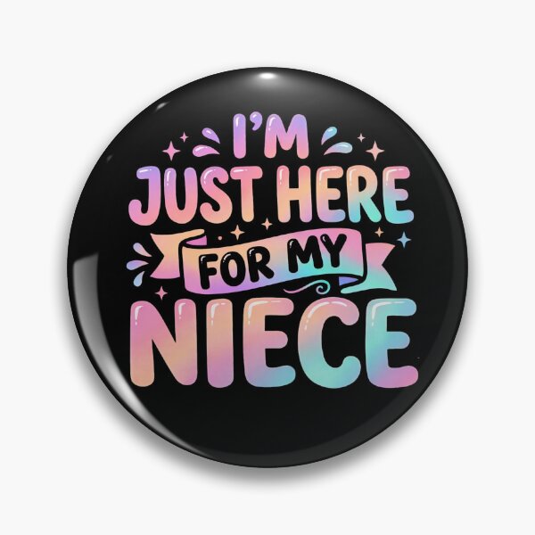 Item preview, I'm Just Here for My Niece Funny Family Shirt | Proud Aunt Uncle Gift | Niece Lover Quote Design designed and sold by 76Valeria.