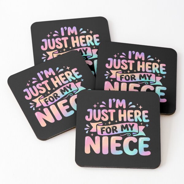 Artikelvorschau, Ich bin nur wegen meiner Nichte hier – Lustiges Familien-Shirt | Geschenk für stolze Tanten und Onkel | Design mit Spruch für Nichtenliebhaber entworfen und verkauft von 76Valeria.