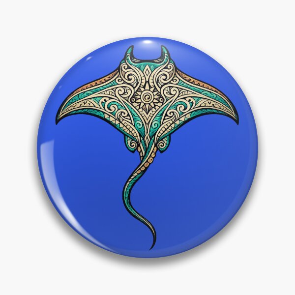 Item preview, Polynesian Manta Ray designed and sold by shorethings.
