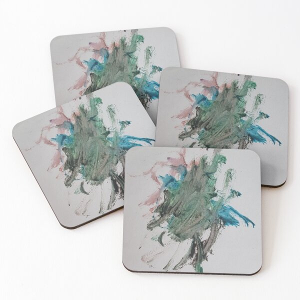 Item preview, Green Abstract Finger Paint designed and sold by MoonStone22.