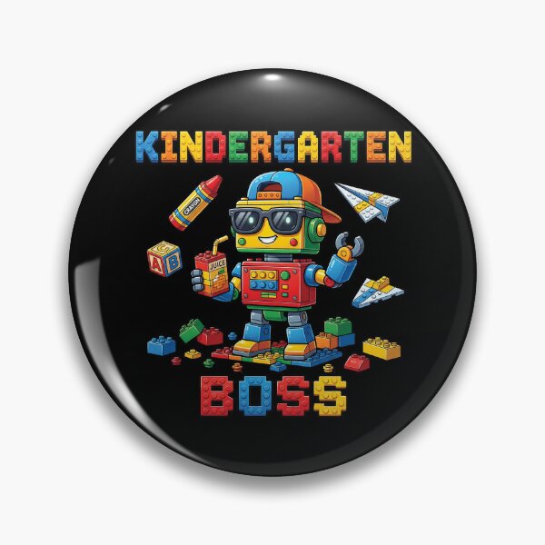 Item preview, Kindergarten Boss Cool Robot With Sunglasses School Toy designed and sold by Krasnovaovaova.