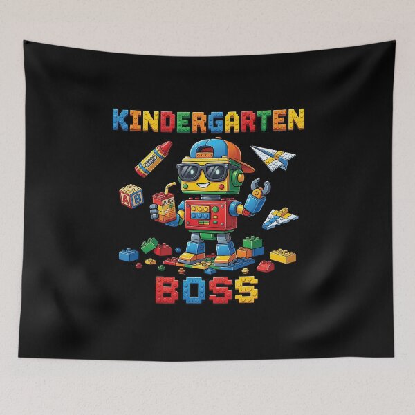 Item preview, Kindergarten Boss Cool Robot With Sunglasses School Toy designed and sold by Krasnovaovaova.