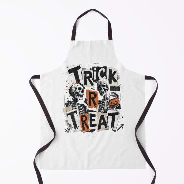 Item preview, Distressed Skeletons Trick or Treat Halloween designed and sold by AntiqueImages.