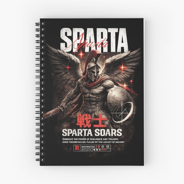 Item preview, Sparta Soars Warrior T-Shirt | Ancient Spartan Angel Warrior Graphic | Greek Mythology Vintage Streetwear Design 223 designed and sold by LIOKING333.