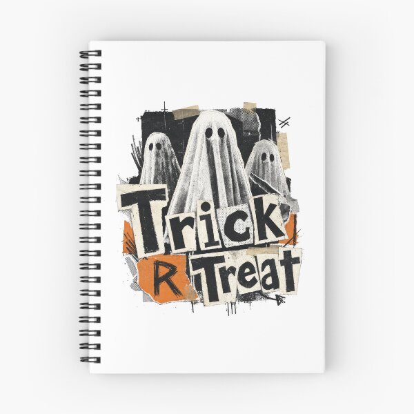 Item preview, Grunge Ghosts Trick R Treat Halloween Spooky designed and sold by AntiqueImages.
