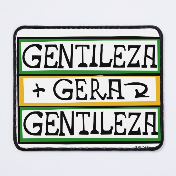Artikelvorschau, Gentileza Gera Gentileza – Brasilianisches Freundlichkeits-Street-Art-T-Shirt entworfen und verkauft von RaymundoSouza.