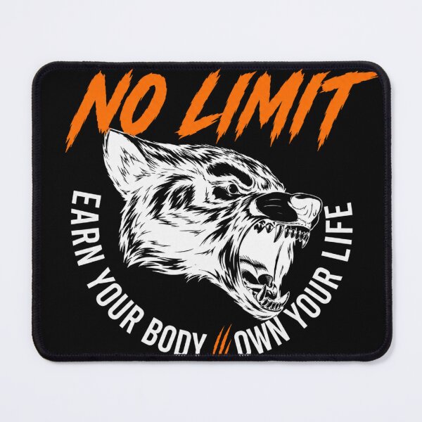 Item preview, No Limit Earn Your Body Workout Motivation Fitness Gift designed and sold by Digistore1221.