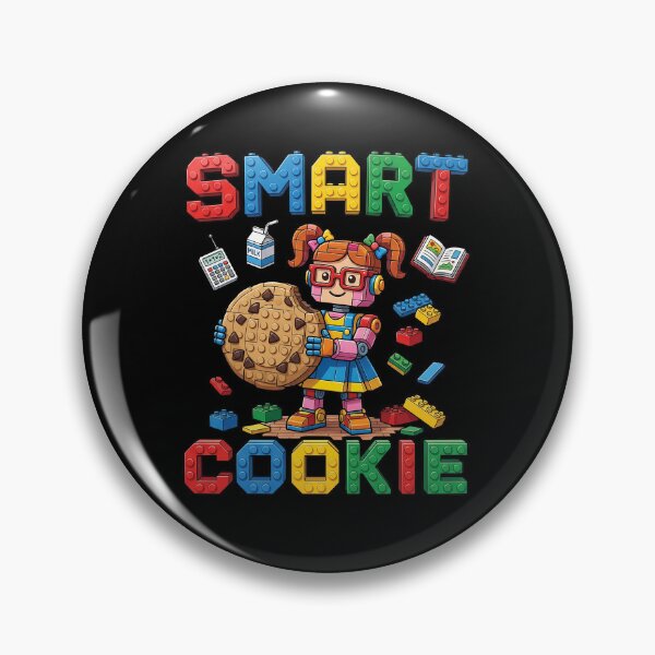 Item preview, Smart Cookie Girl Robot With Glasses Cute School Brick designed and sold by Krasnovaovaova.