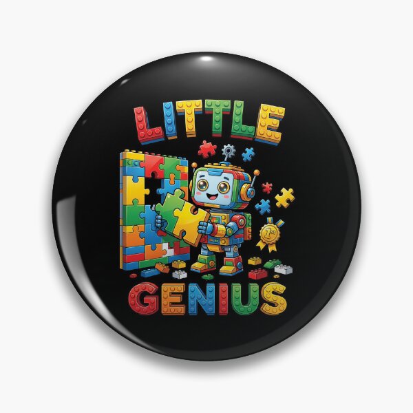 Item preview, Little Genius Puzzle Solver Clever Robot Kids Graphic designed and sold by Krasnovaovaova.