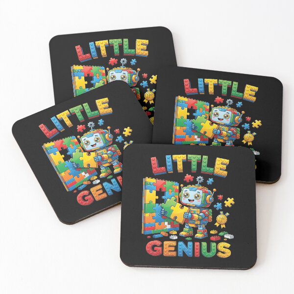 Item preview, Little Genius Puzzle Solver Clever Robot Kids Graphic designed and sold by Krasnovaovaova.