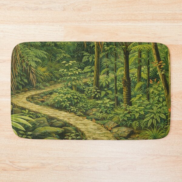 Item preview, Trails of El Yunque Rainforest - Puerto Rico - the GREEN BEAUTY of Puerto Rico designed and sold by www.elyunqueprints.store.