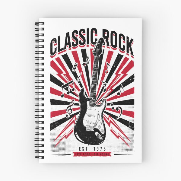 Item preview, Classic Rock – Electric Guitar Lightning Live Loud Die Young Design designed and sold by Midnight Veil Designs.