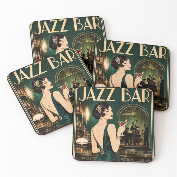 Item preview, Elegant Jazz Bar Scene #3 designed and sold by Andy Gambino Art.