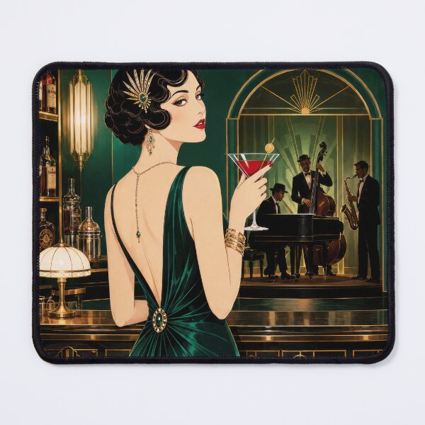 Item preview, Elegant Jazz Bar Scene #3 designed and sold by Andy Gambino Art.