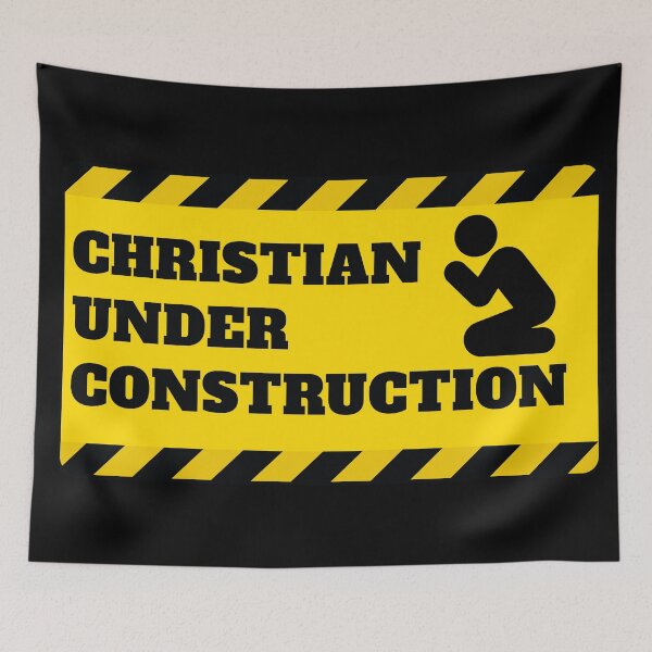 Item preview, Christian Under Construction – Growing in Christ Faith Design designed and sold by MoriaStore.