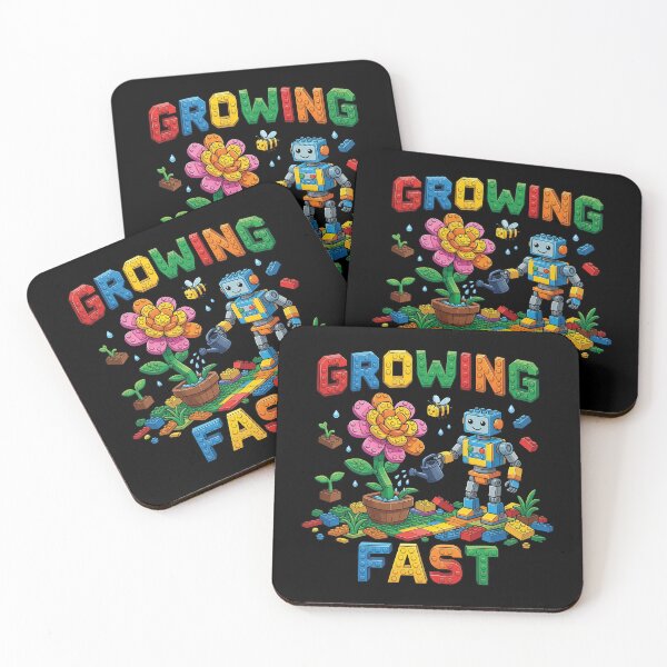 Item preview, Growing Fast Robot Watering Brick Flower Cute Gardening designed and sold by Krasnovaovaova.
