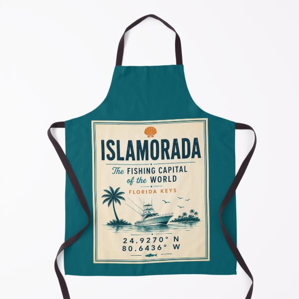 Item preview, Islamorada Coordinates | Florida Keys Fishing Capital Vintage Design designed and sold by piketo.